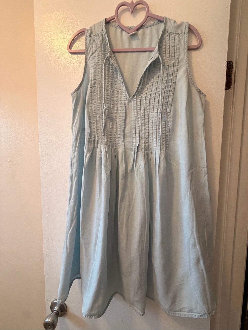 Old navy Light Blue Sleeveless Tunic Dress size M